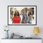 Distracted Boyfriend Meme Art, the Grotesque Reality of it All, Framed Art Print