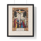 Jesus Crucified, Jesus Crucificado, Jesus Crucifié (1847) by Nathaniel Currier Framed Art Print