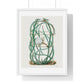 Snake Cactus, from 'Familie Der Cacteen' (1893-1905) from the Original, Framed Art Print