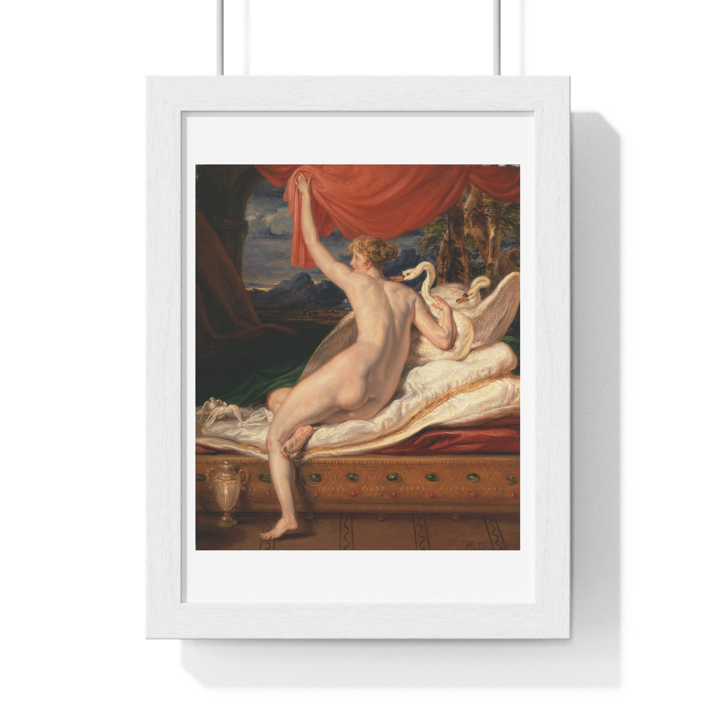 Venus Rising from her Couch (1828) by James Ward, from the Original, Framed Art Print