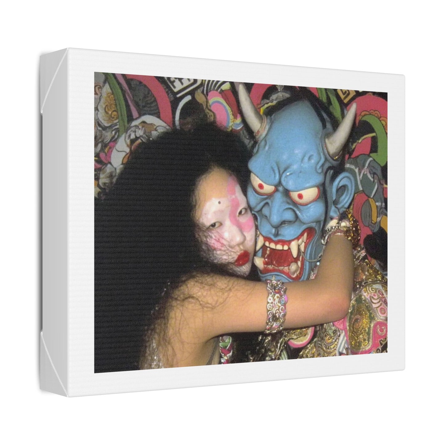 Psychedelic Japan IV Abstract Art 'Designed by 'AI Canvas Art Print