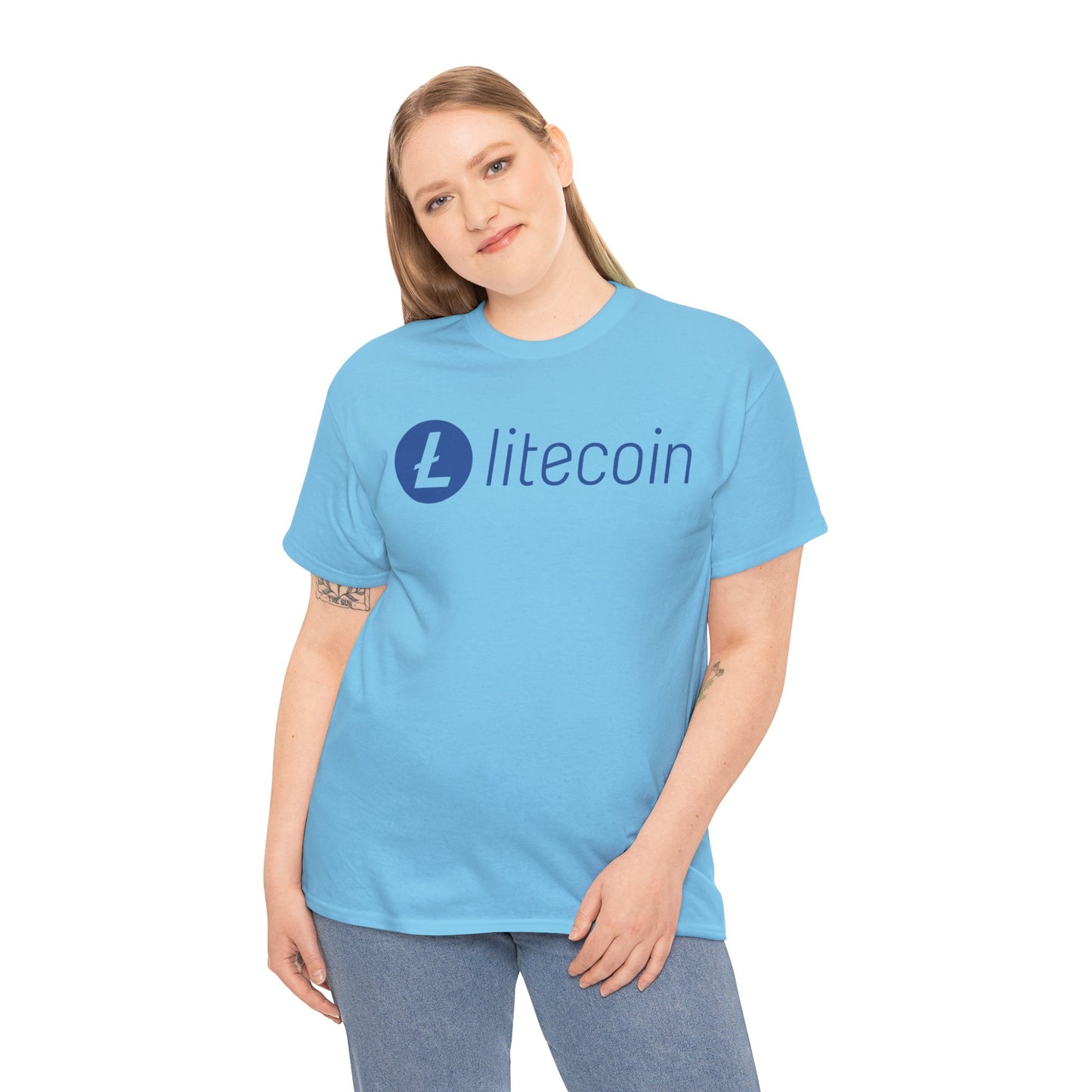 Litecoin Foundation #LTC Crypto Unisex Heavy Cotton T-Shirt