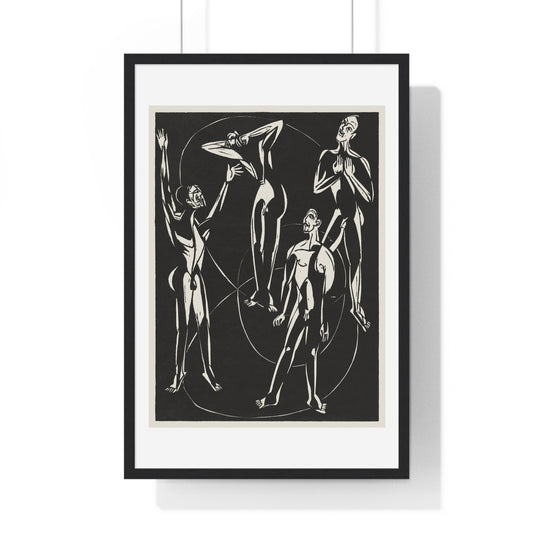 Feelings (1937) by Ernst Ludwig Kirchner from the Original, Framed Art Print