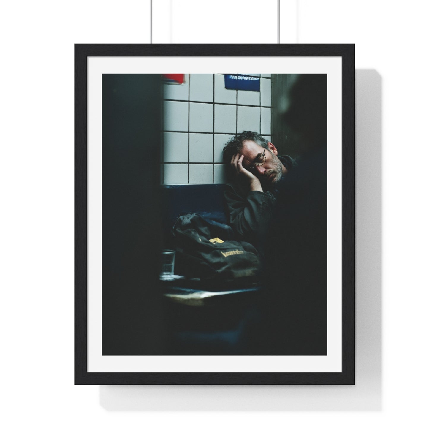 Raw Art Street Scene II 'Designed by AI' Framed Art Print