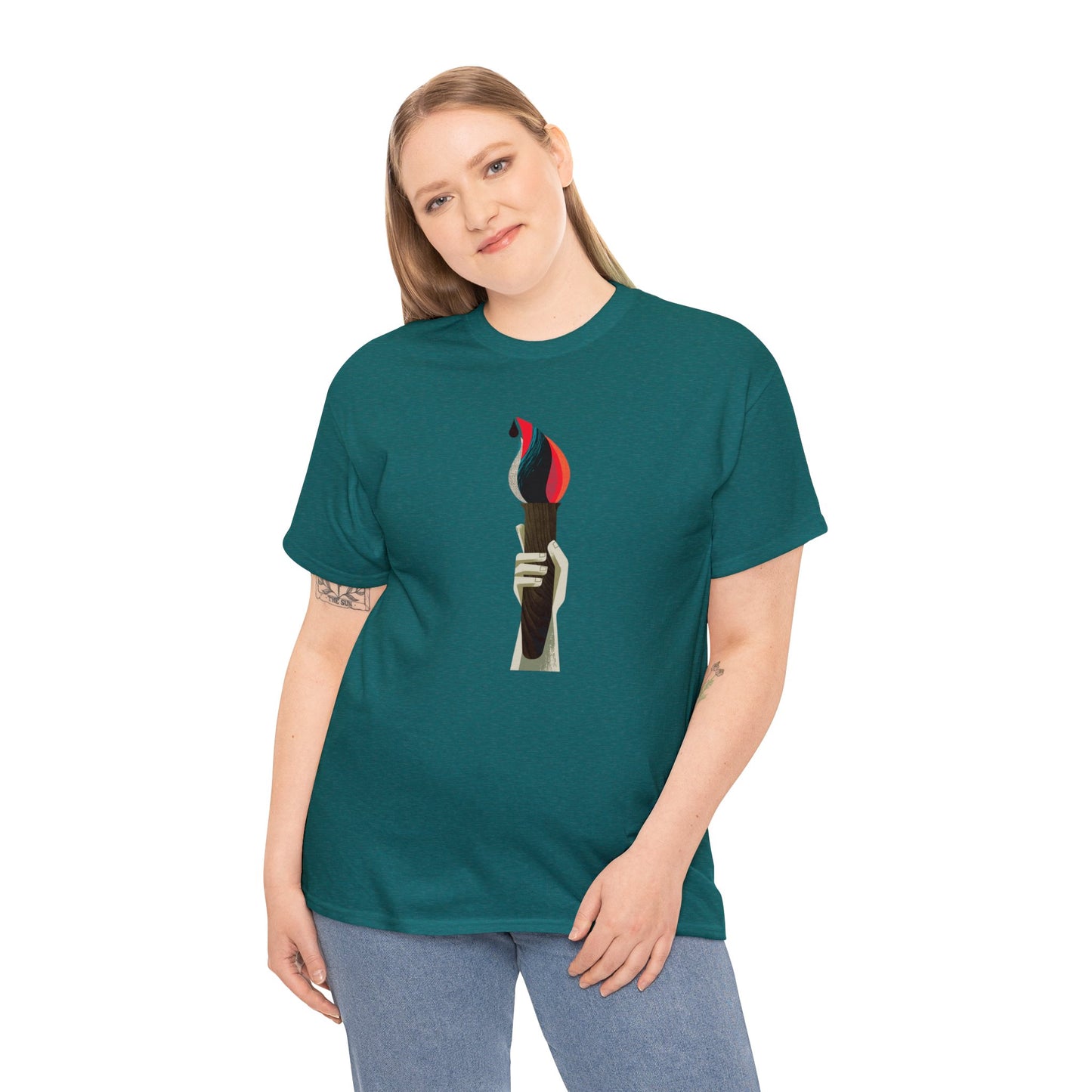 Art Holds A Torch For Us, Graphic Artist T-Shirt