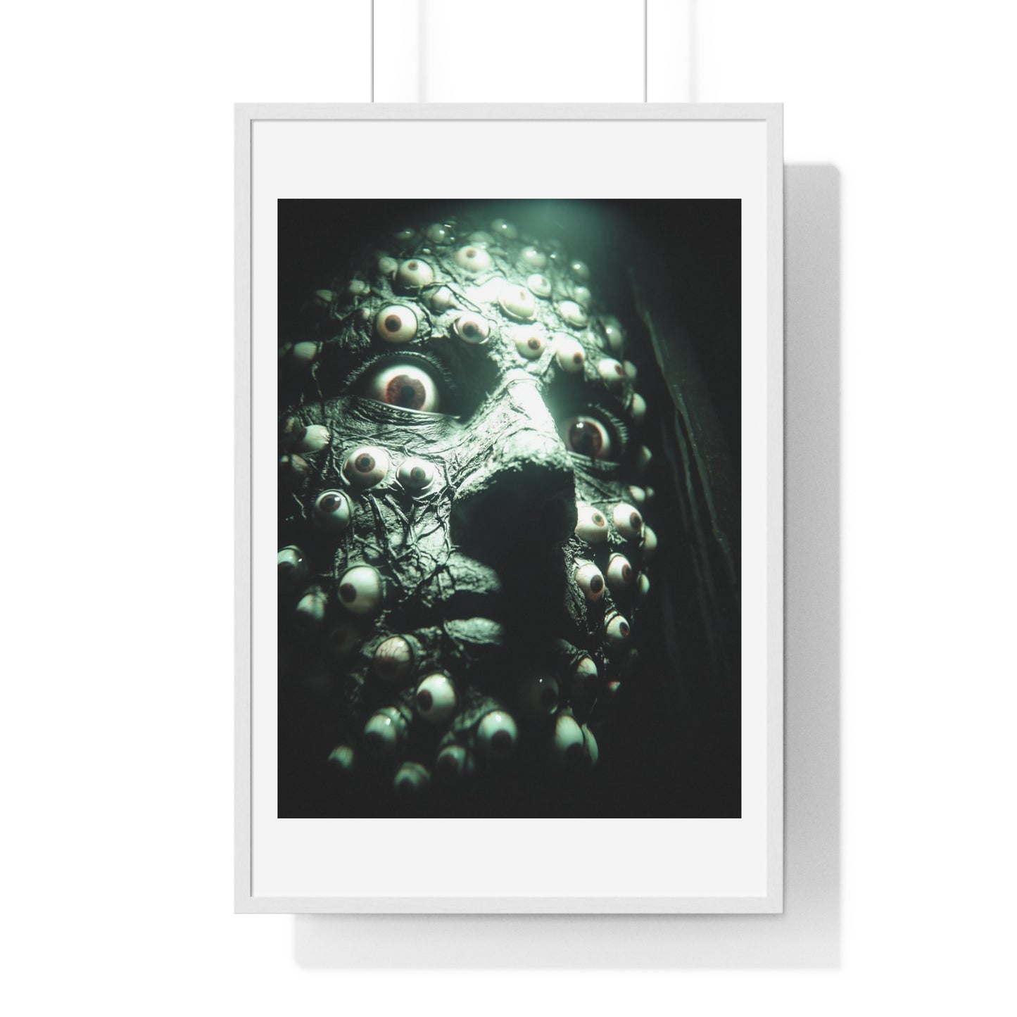 Reality is in the Eye of the Beholder, Photorealistic Art 'Designed by AI' Framed Print