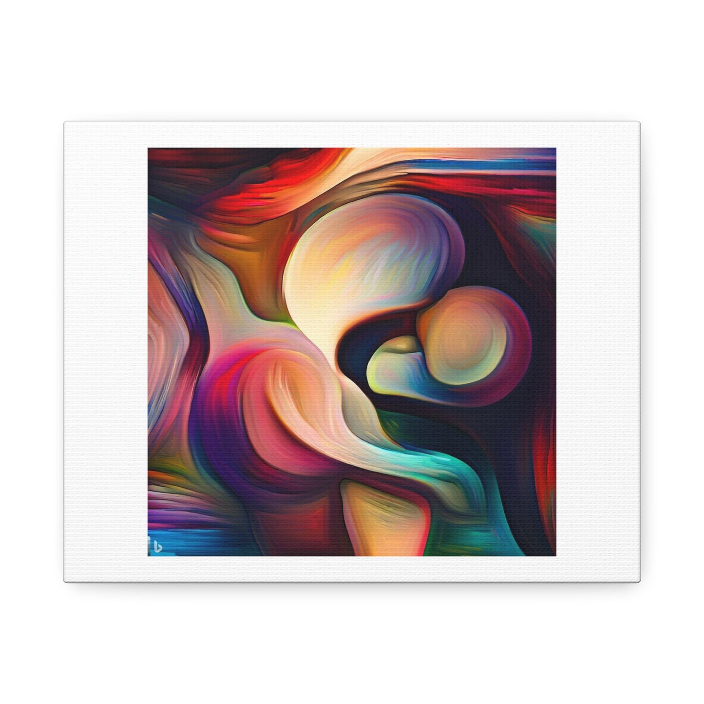 Infinite Love in the Art Style of Chris Uminga 'Designed by AI' Print on Satin Canvas