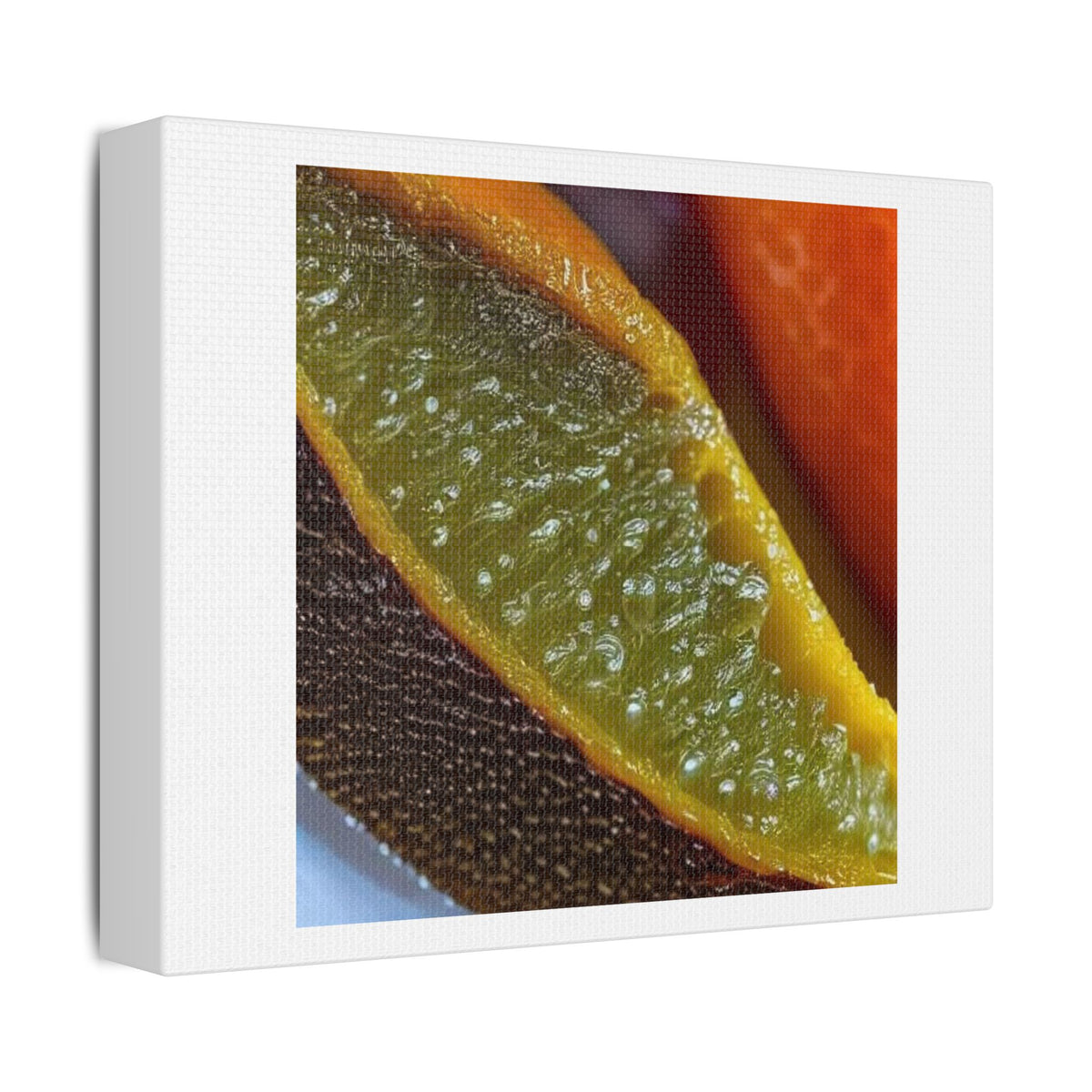 Abstract Citrus Fruits, Decor Art Print on Canvas