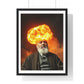 Mind Blowing, Photorealistic Art 'Designed by AI' Framed Print