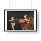 Saint Jerome Writing (1605-1606) by Caravaggio, Large Framed Art Print