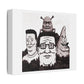 Mount Rushmore National Memorial, Funny Meme Art, Print on Canvas