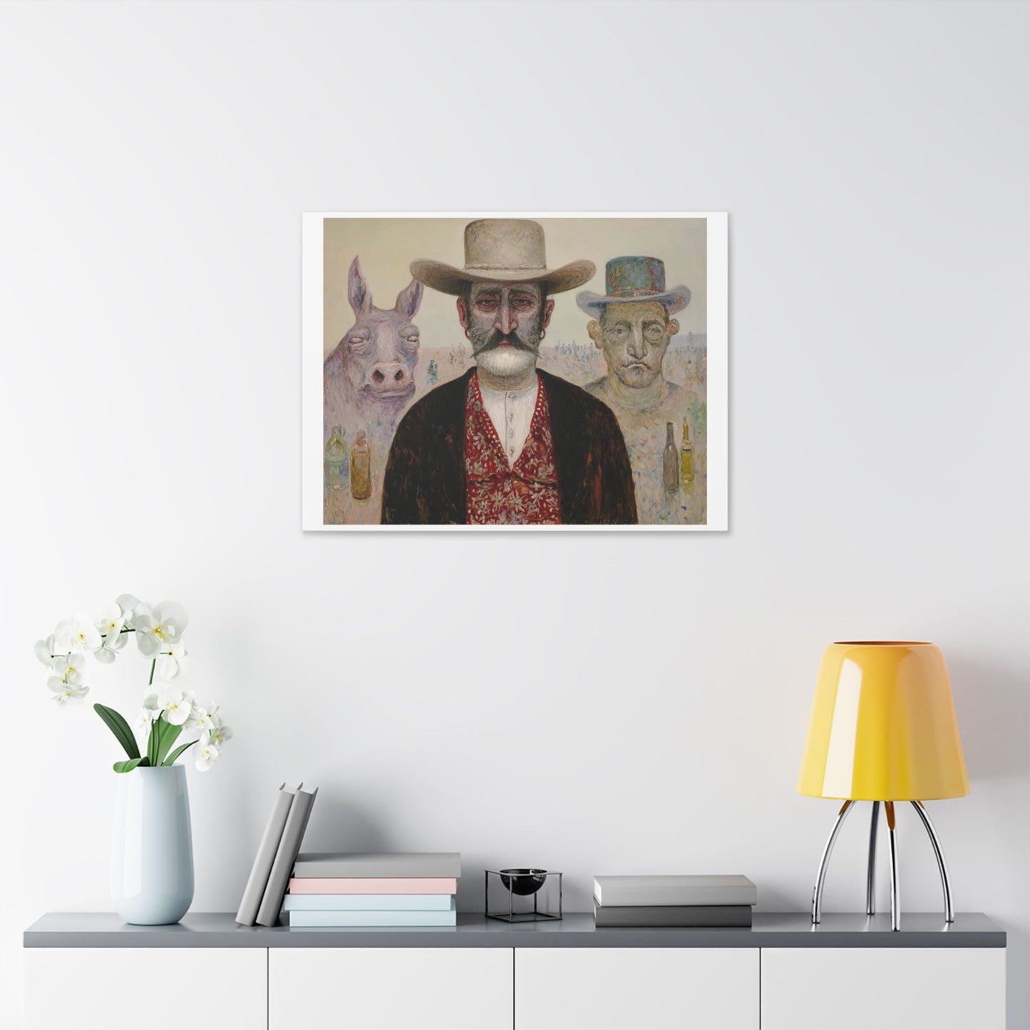 How the West Was Won IV 'Designed by AI' Canvas Art Print