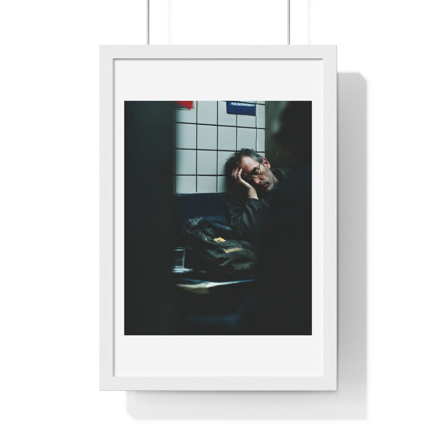 Raw Art Street Scene II 'Designed by AI' Framed Art Print