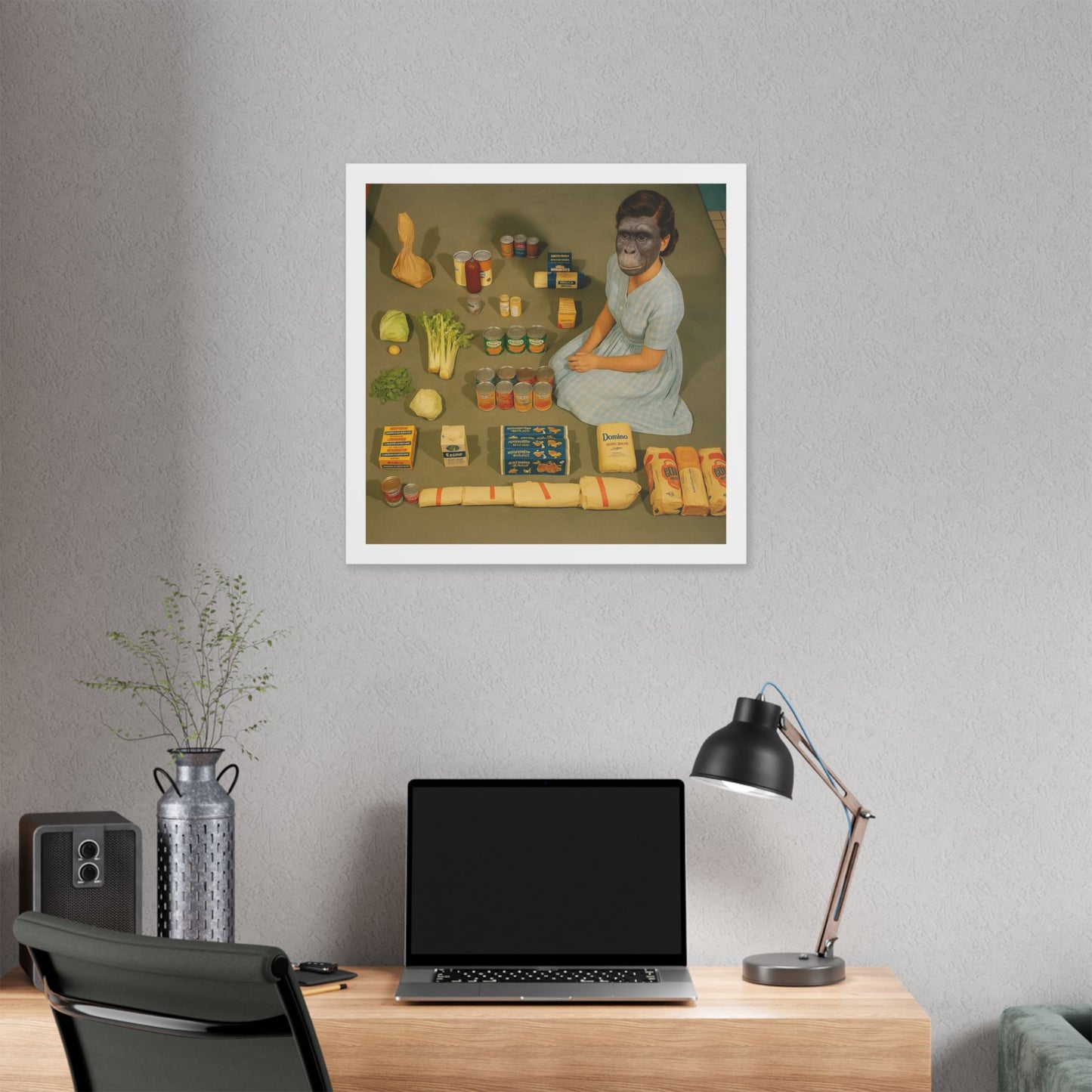 Grotesque Theatre 'Designed by AI' Canvas Art Print