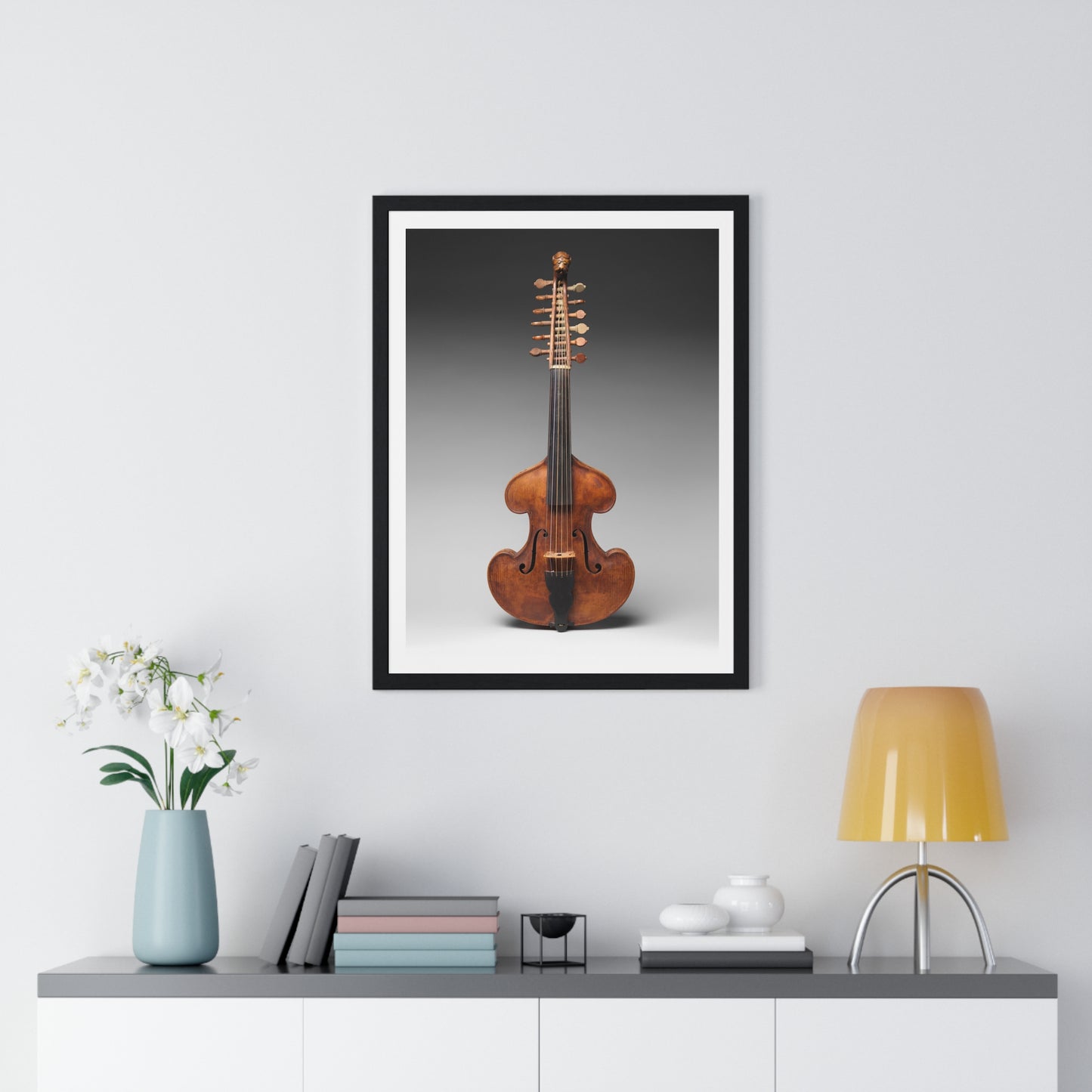 Viola d'Amore, Framed Art Print