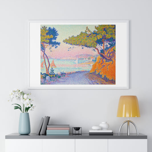 Golfe Juan (1896) Vintage Painting by Paul Signac, from the Original, Framed Art Print