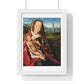 Virgin and Child in a Landscape (1480–90) by Master of the Legend of Saint Lucy, from the Original, Framed Art Print
