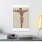 Plate 27 Christ Crucified from Portfolio Spanish Colonial Designs of New Mexico, from the Original, Canvas Art Print