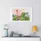Japanese Woodblock Art, Nymphaea Lotus (1917) by Tanigami Kônan, from the Original, Framed Print