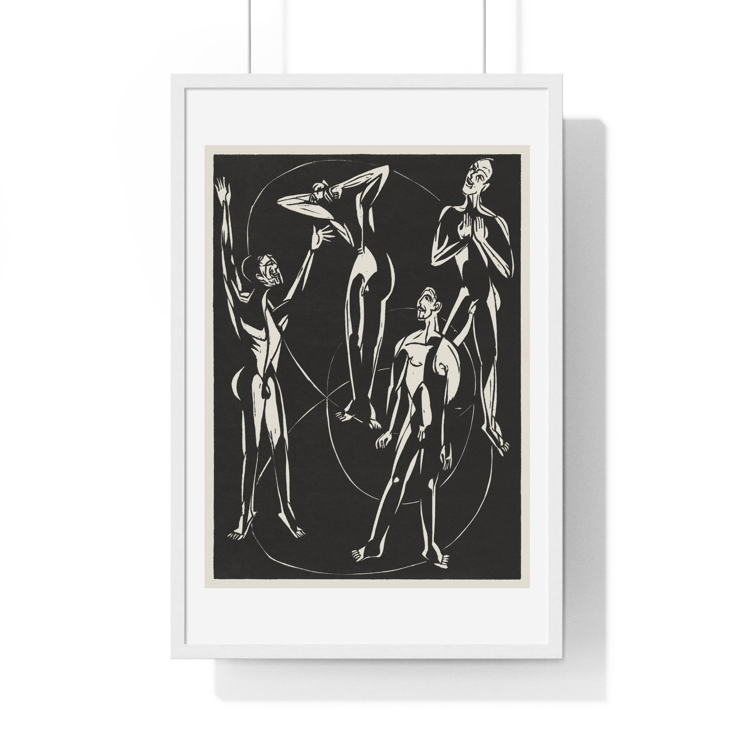 Feelings (1937) by Ernst Ludwig Kirchner from the Original, Framed Art Print