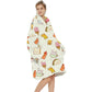 Extra-Large Printed Warm Layabout Blanket Hoodie