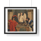 The Devil's Checkmate by Moritz Retzsch (1831) from the Original, Framed Art Print