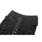 Dark in Love Nevaeh Gothic Lace and Mesh Mermaid Skirt