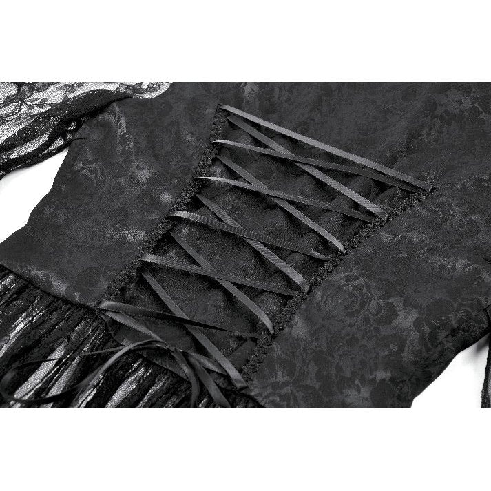 Dark in Love Odessa Gothic Classic Heart-Shaped Hollow-Out Tailcoat