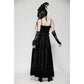 Dark in Love Fia Romantic Gothic Hollow Waist Maxi Dress