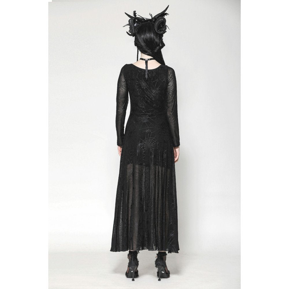 Dark in Love Jax Elegant Spider Long Dress