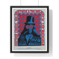 Big Brother and the Holding Company, 1970s Psychedelic Poster Art, from the Original, Framed Print