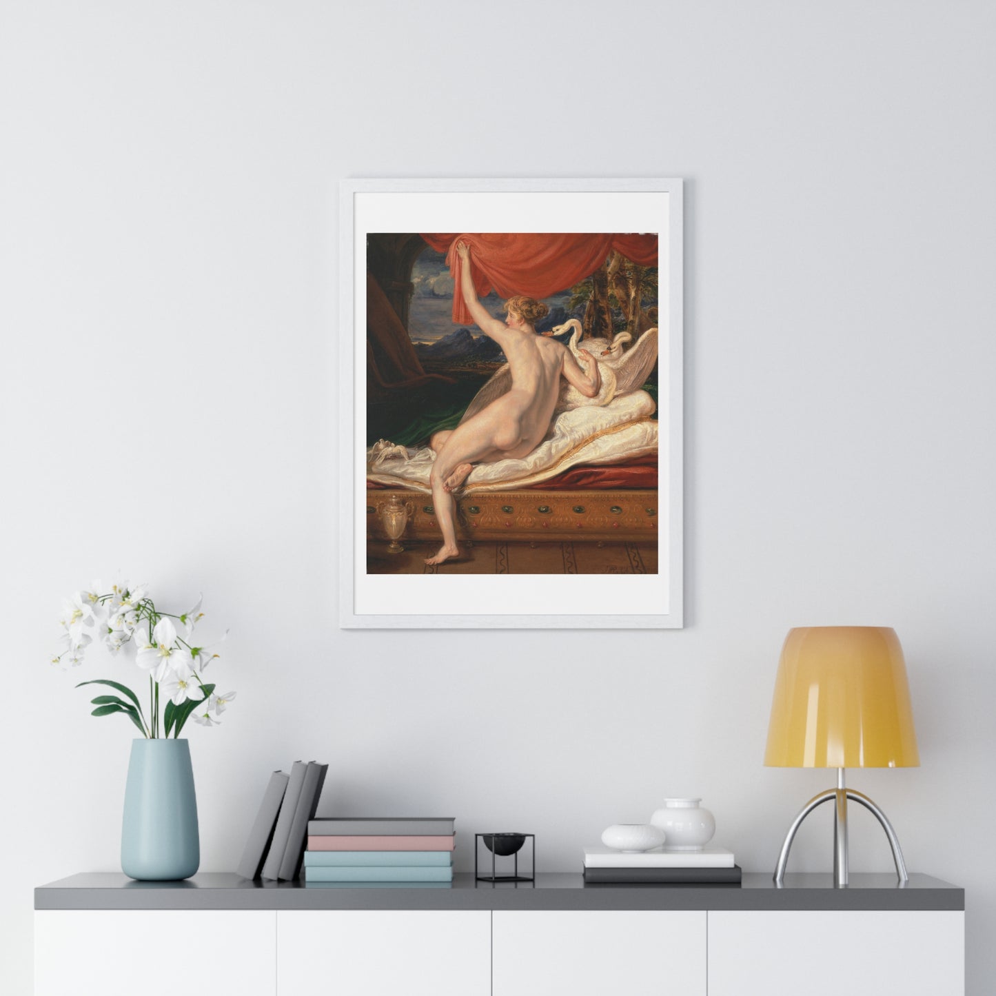 Venus Rising from her Couch (1828) by James Ward, from the Original, Framed Art Print