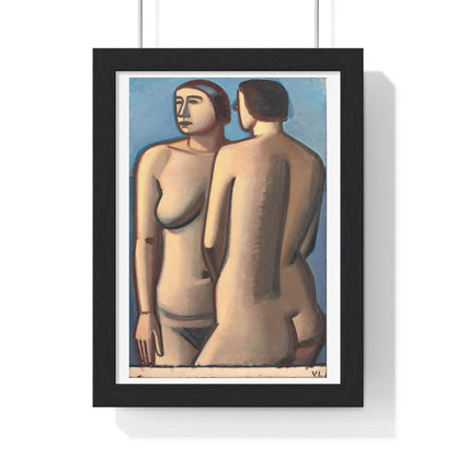 Two Female Nudes (1927) by Vilhelm Lundstrøm, from the Original, Framed Art Print