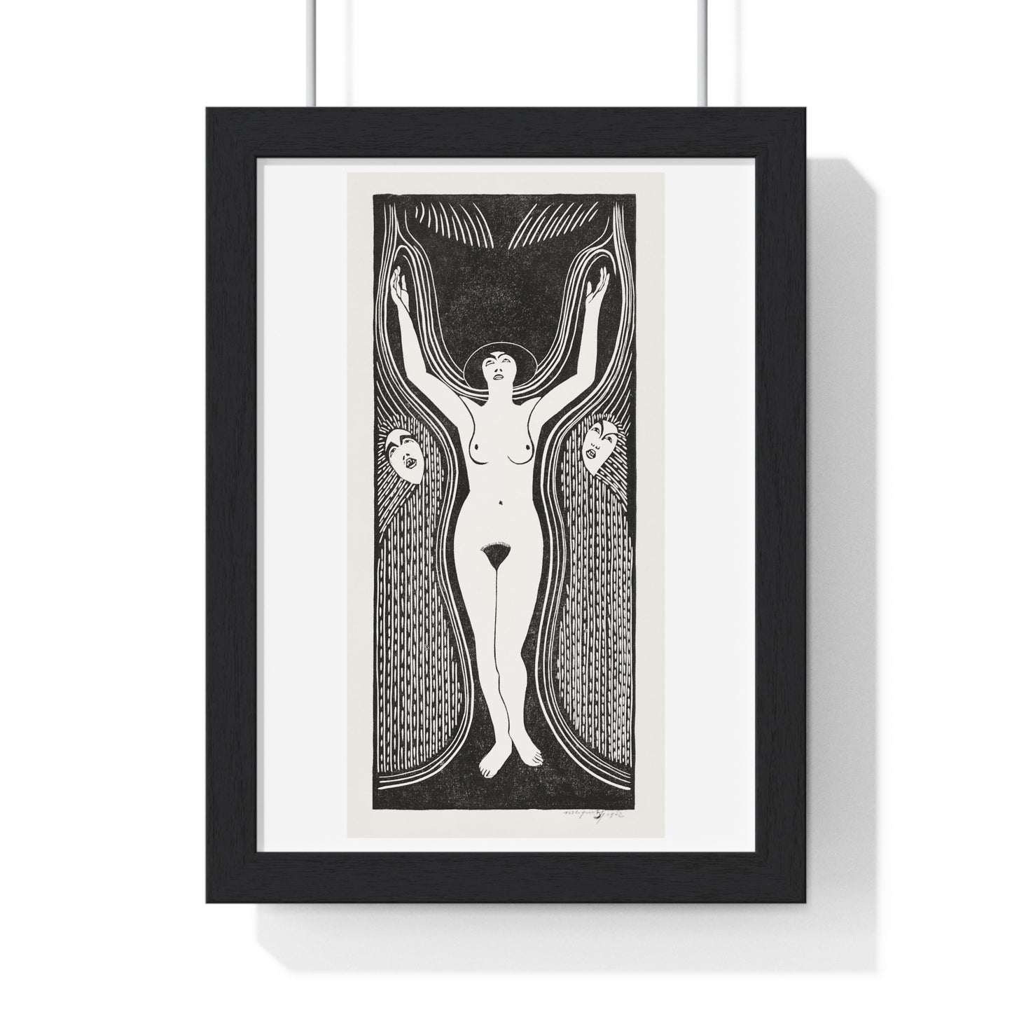 Ecstasy 'Extase' (1922) Print by Samuel Jessurun de Mesquita, from the Original, Framed Art Print