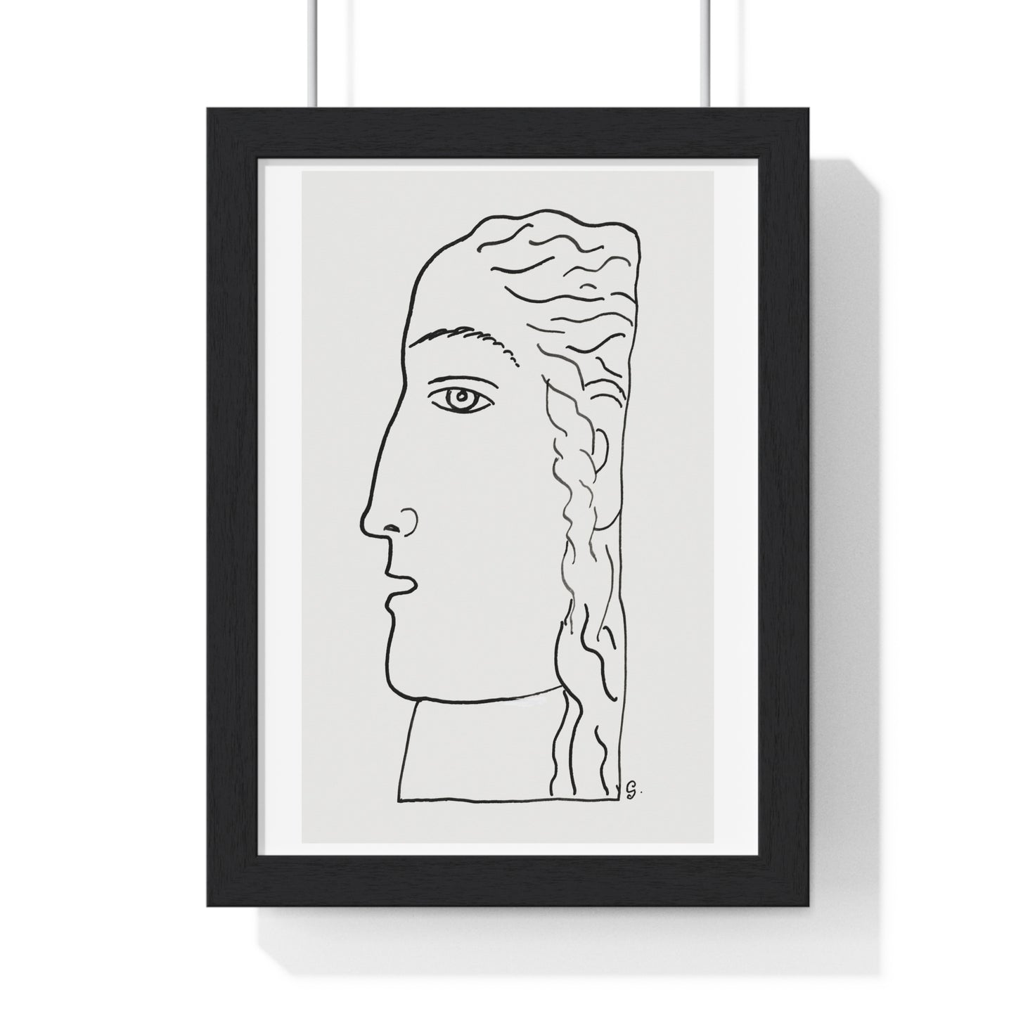 Samoan Woman, Apia (1884) by Burton Brothers and Alfred Burton, from the Original, Framed Print