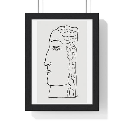 Samoan Woman, Apia (1884) by Burton Brothers and Alfred Burton, from the Original, Framed Print