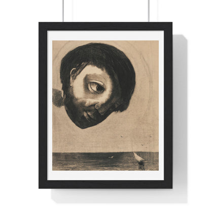 Guardian Spirit of the Waters (1878) by Odilon Redon from the Original, Framed Art Print