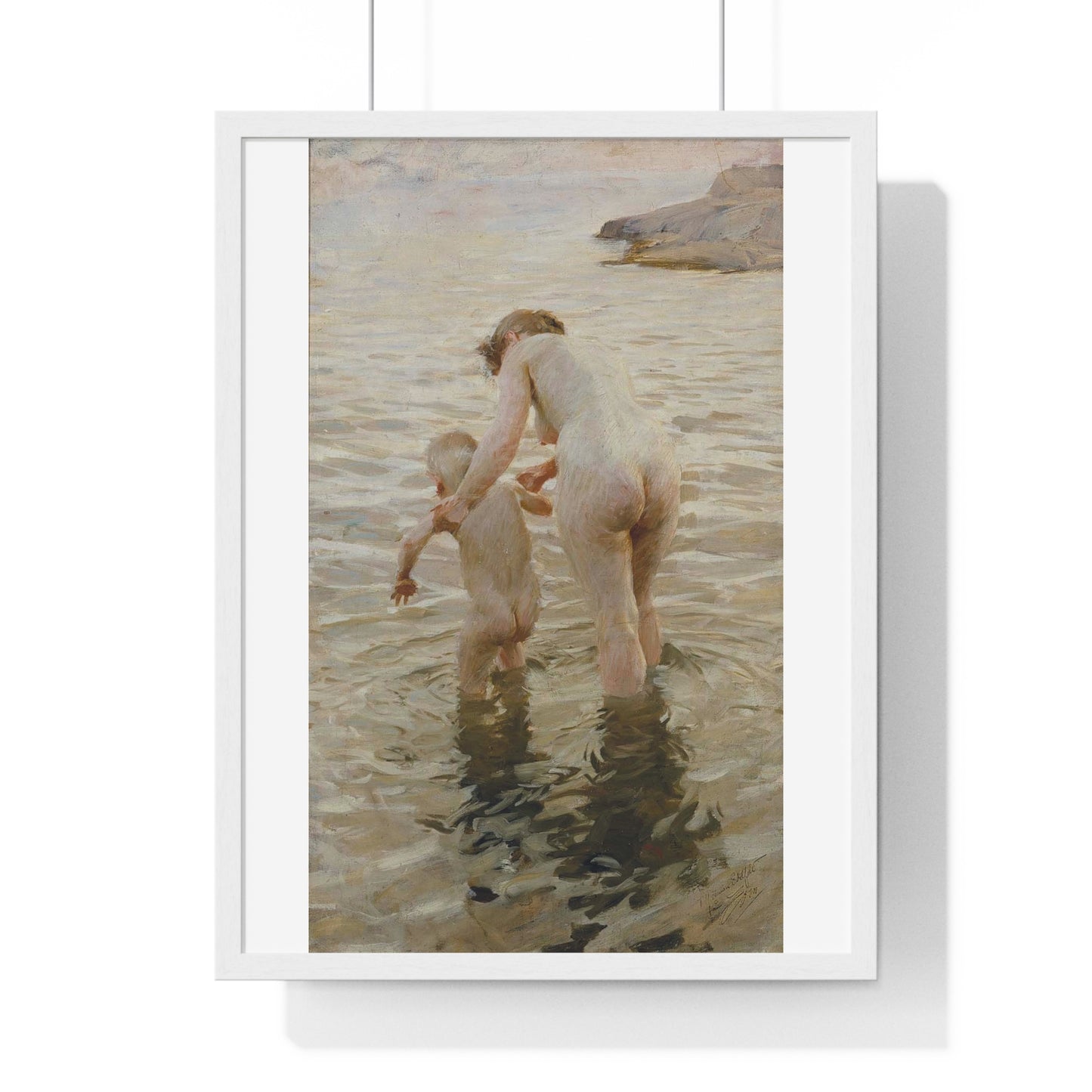 The First Time (1888) by Anders Zorn, from the Original, Framed Art Print