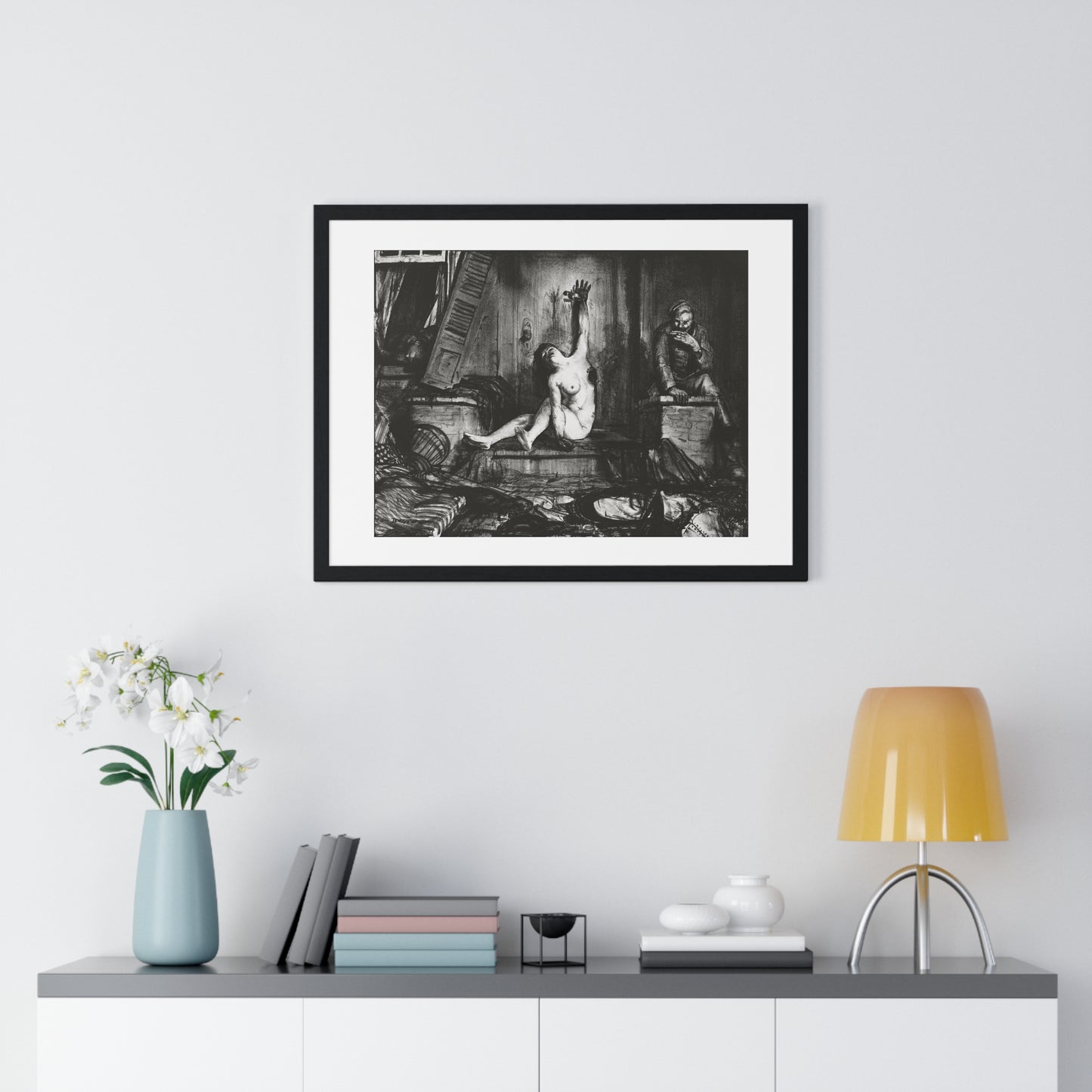 The Cigarette (1918) by George Wesley Bellows, from the Original, Framed Art Print