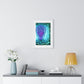 Artificial Intelligence Self Portrait, Psychedelic Framed Art Print 'Designed by AI'