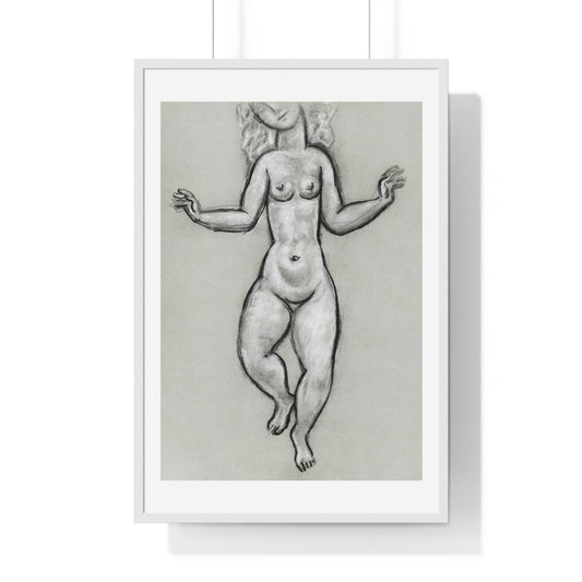 Dancing Naked Woman (circa 1891–1941) by Leo Gestel, from the Original, Framed Art Print