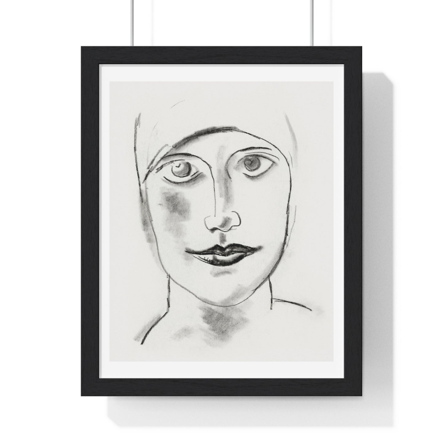 Woman's Head (circa 1927) by Leo Gestel, from the Original, Framed Art Print