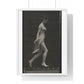 Woman Skipping, Collotype after Eadweard Muybridge (1887) from the Original, Wooden Framed Print