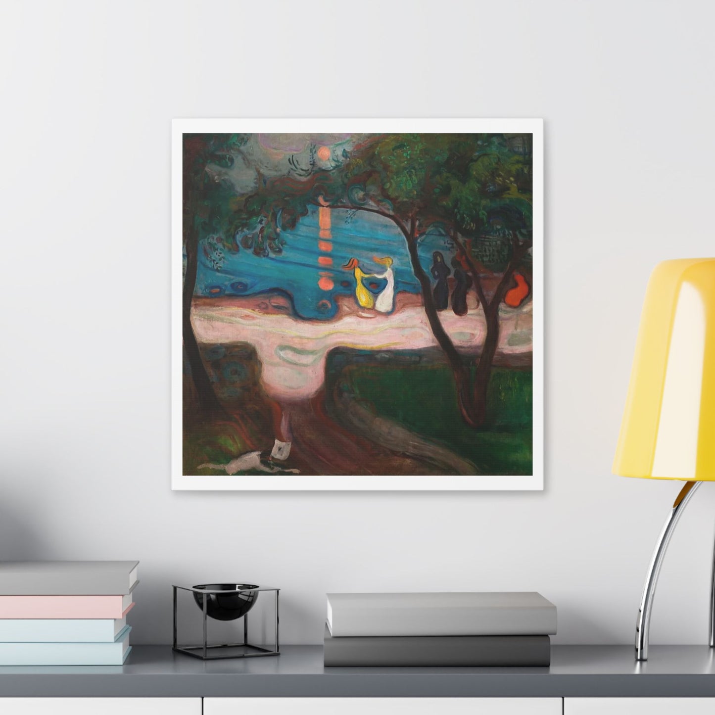 Dance on the Shore also known as the Dance of Life (circa 1900) by Edvard Munch, from the Original, Canvas Art Print