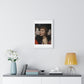 First Love Yourself, Portait Art 'Designed by AI', Framed Art Print