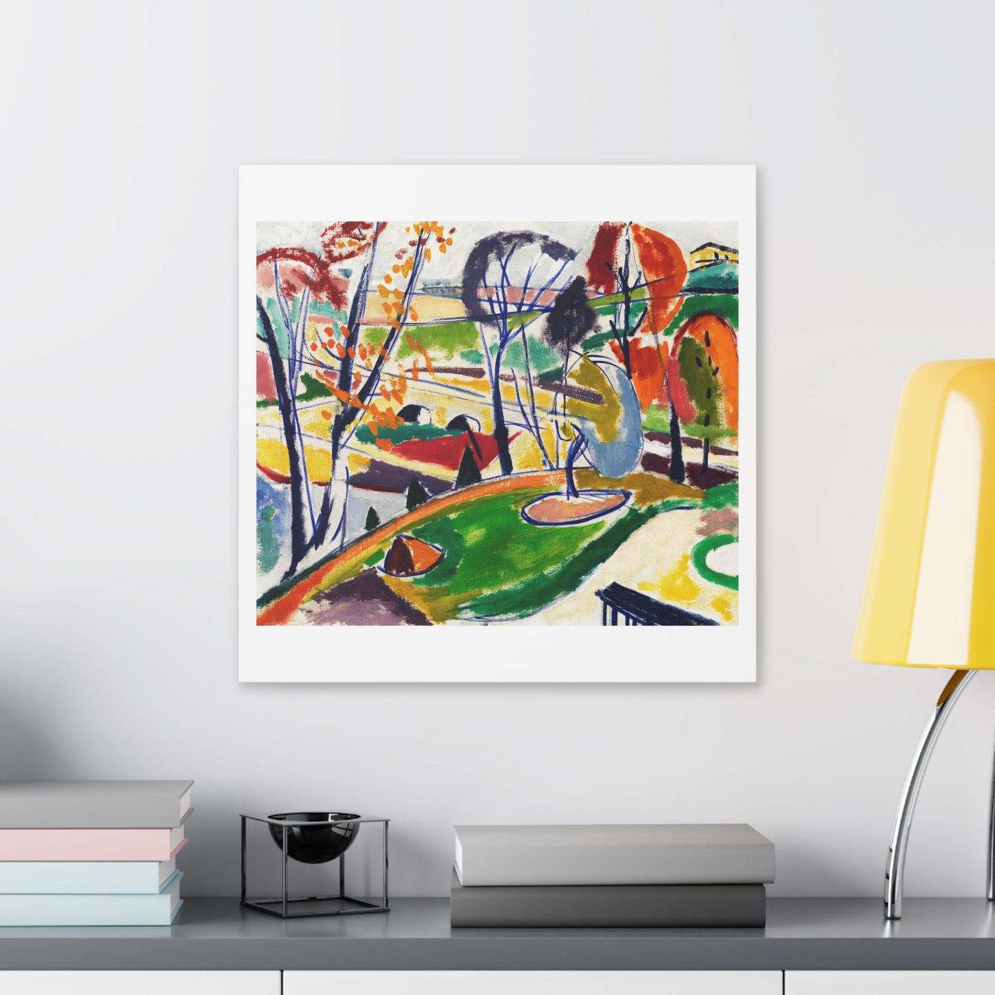 Décor Plat (1915) by Henry Lyman Sayen, from the Original, Canvas Art Print