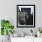 Raw Art Street Scene 'Designed by AI' Framed Art Print