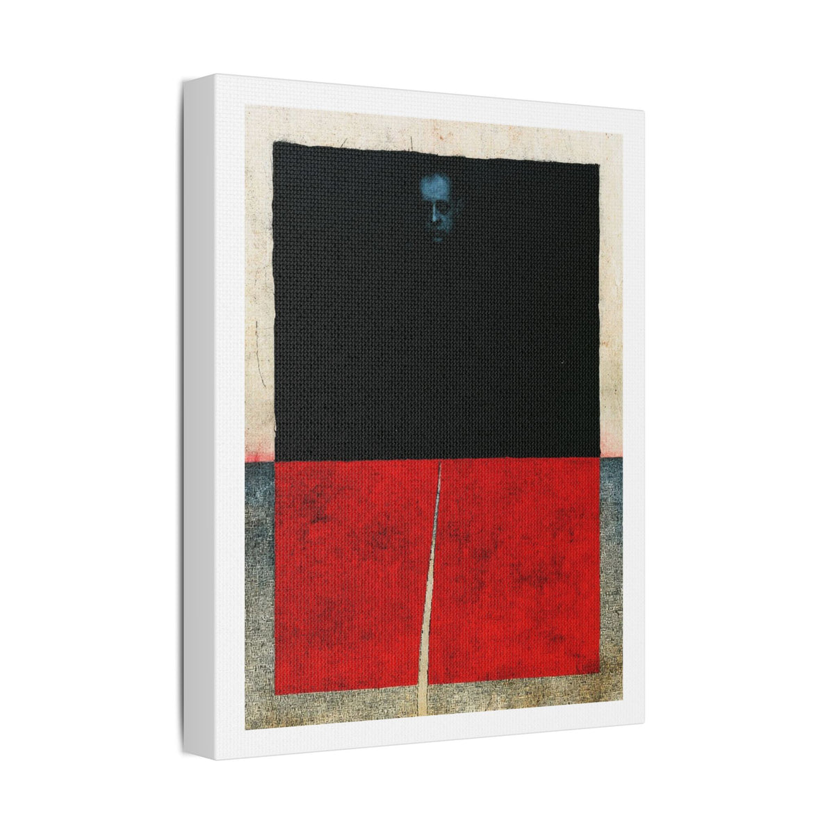 Darkness, Neo-Surrealism, Art Print on Satin Canvas, Stretched
