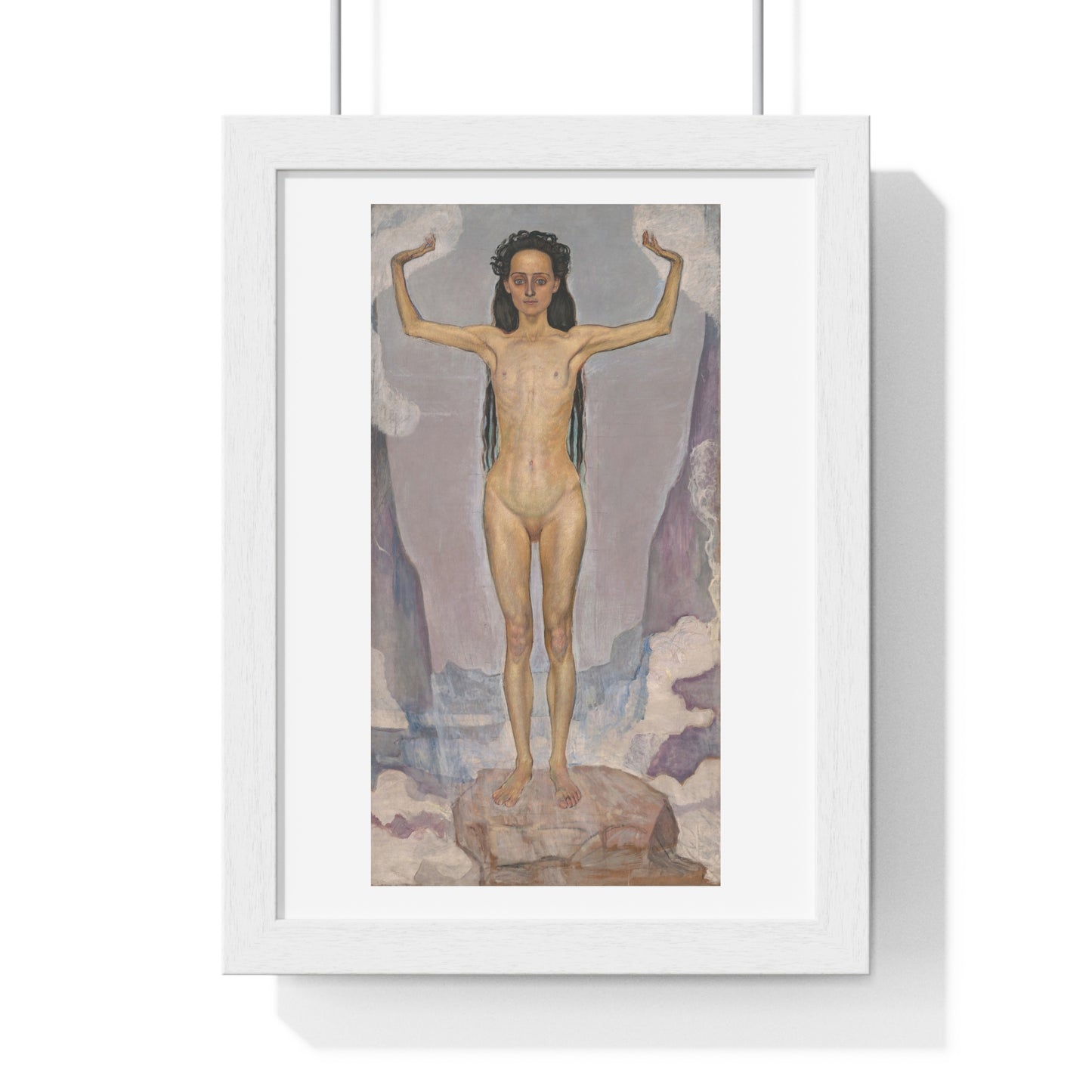 Day (Truth) by Ferdinand Hodler (1896-1898) from the Original, Framed Art Print