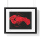 Lobster on Black Background (1940–1941) by Marsden Hartley, from the Original, Framed Art Print